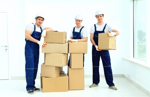 House movers loading furniture for a local home move in Movingfurniture