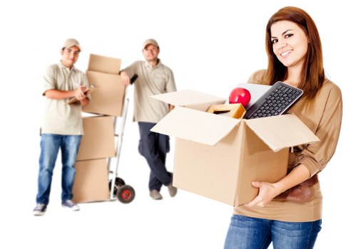 Moving team navigating stairs and access challenges during a local relocation