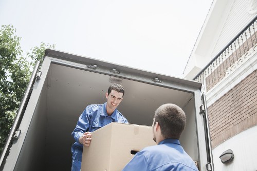 Crew managing liability and safe handling of heavy furniture
